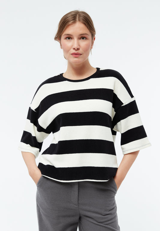 GIVN - GBSelma Off White / Black (Stripes) - WERTE FREUNDE
