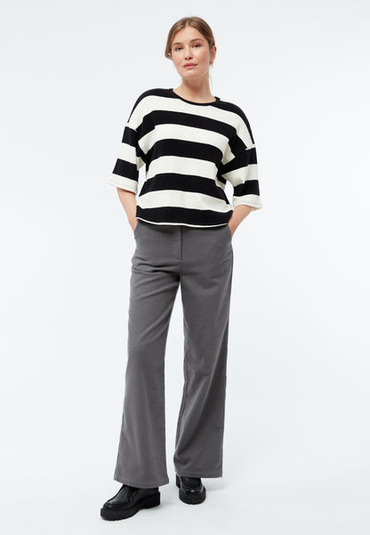 GIVN - GBSelma Off White / Black (Stripes) - WERTE FREUNDE