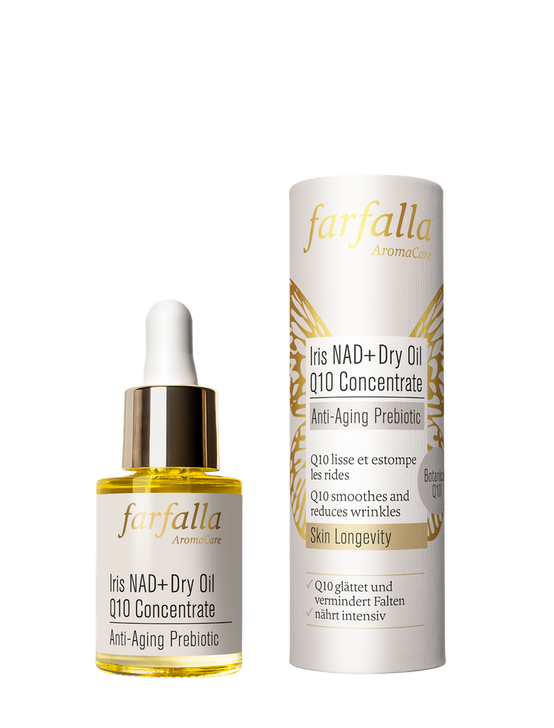 farfalla - Iris NAD+ Dry Oil Q10 Concentrate 15ml - WERTE FREUNDE