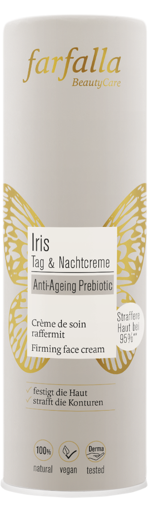 farfalla - Iris Anti-Ageing Prebiotic, Tag & Nachtcreme 30 ml