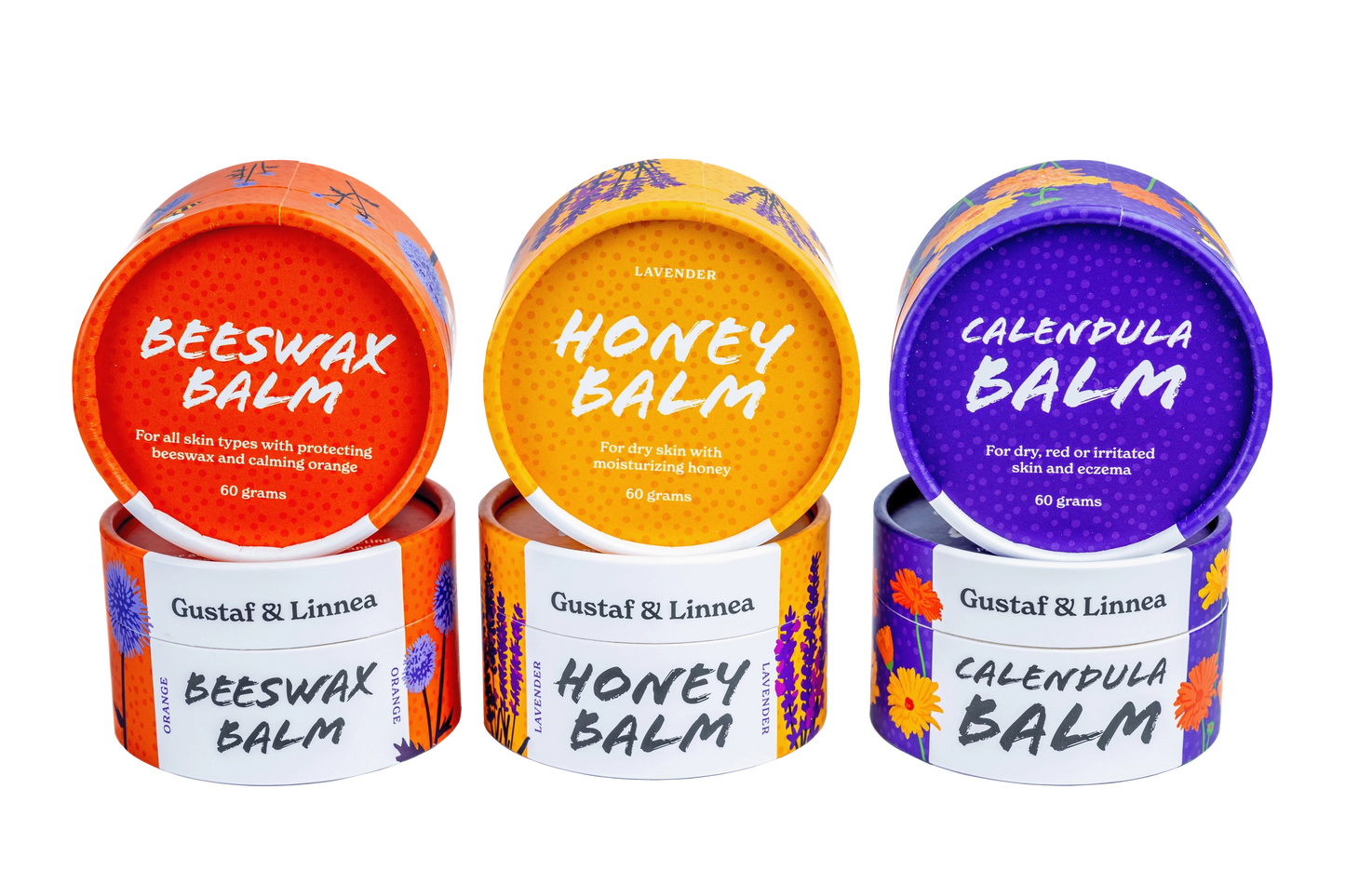 Gustaf och Linnea - Bienenwachsblam mit Honig 60g - WERTE FREUNDE