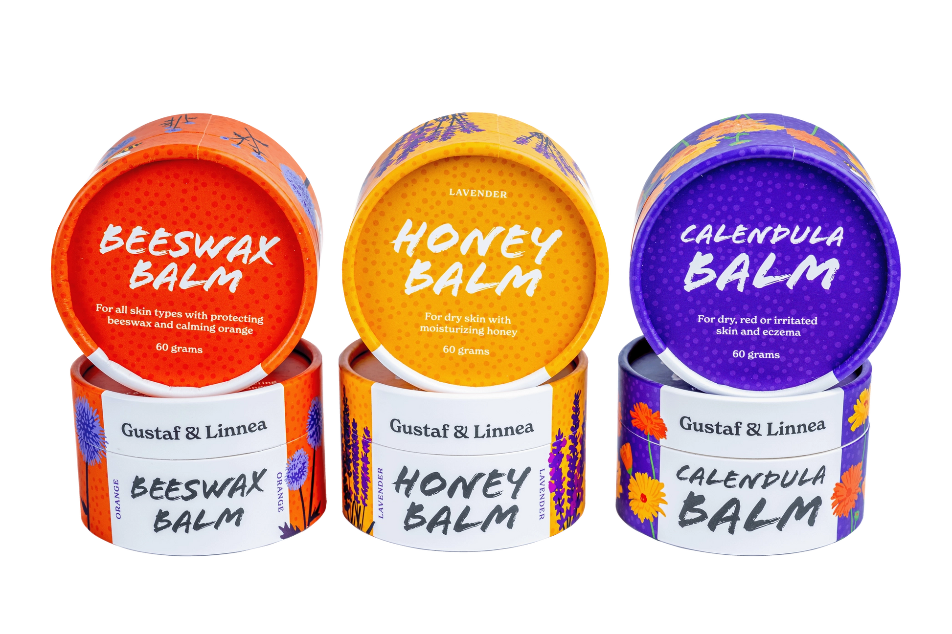 Gustaf och Linnea - Bienenwachsblam mit Honig 60g - WERTE FREUNDE