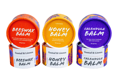 Gustaf och Linnea - Bienenwachsblam mit Honig 60g - WERTE FREUNDE