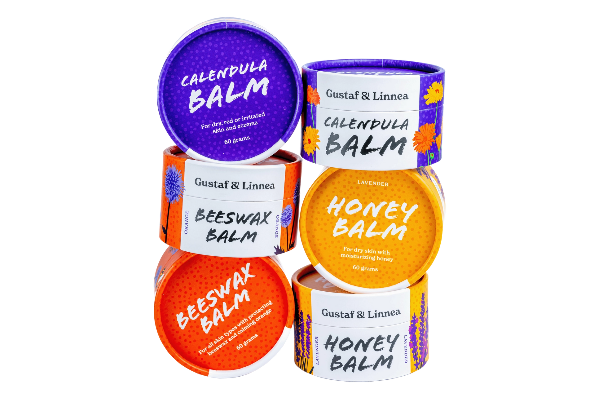 Gustaf och Linnea - Bienenwachsblam mit Honig 60g - WERTE FREUNDE