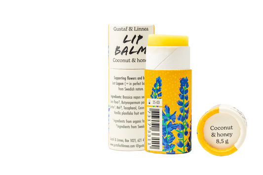 Gustaf och Linnea - Lippenbalsam Kokosnuss & Honig 8,5g - WERTE FREUNDE