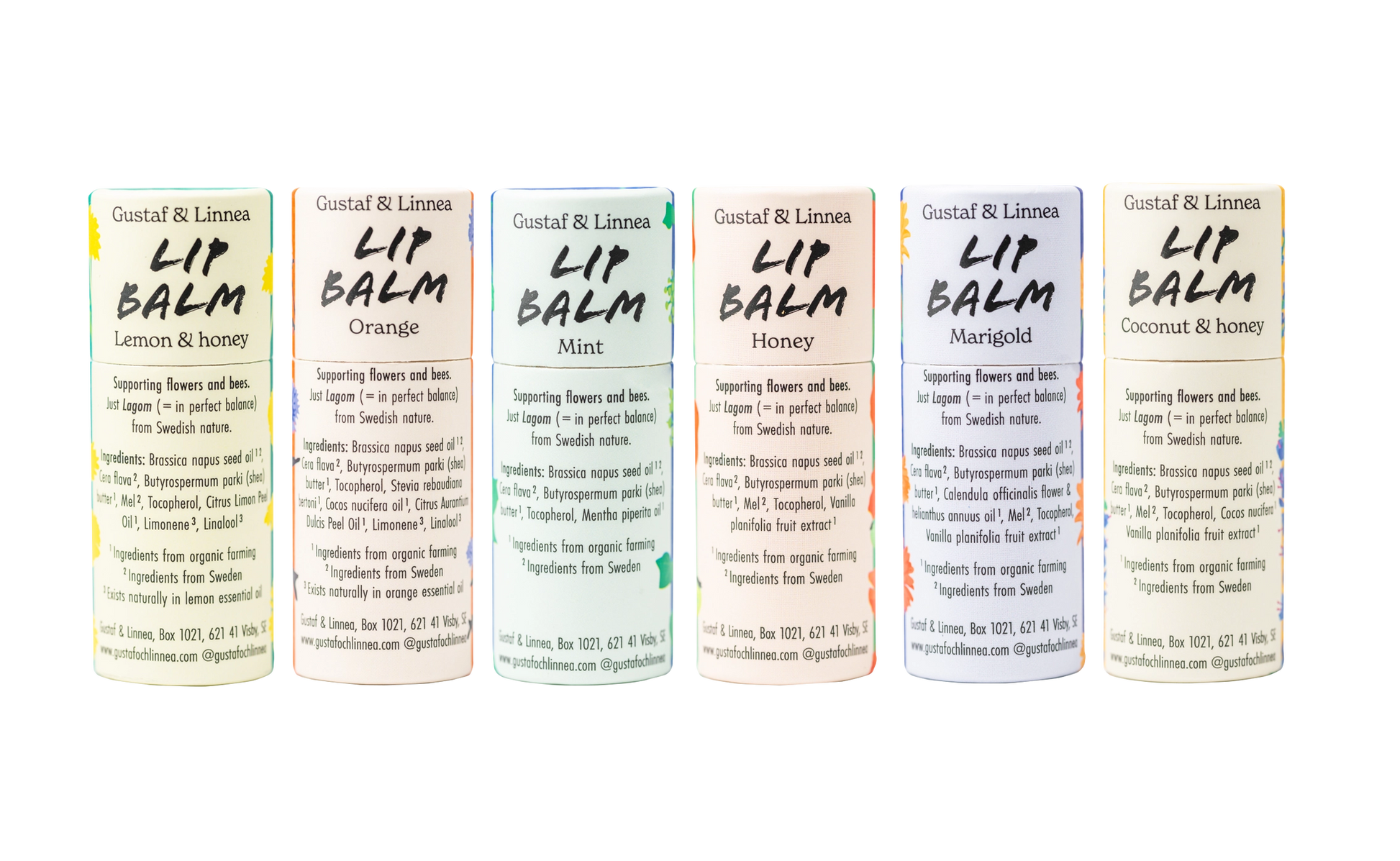 Gustaf och Linnea - Lippenbalsam Orange 8,5g - WERTE FREUNDE