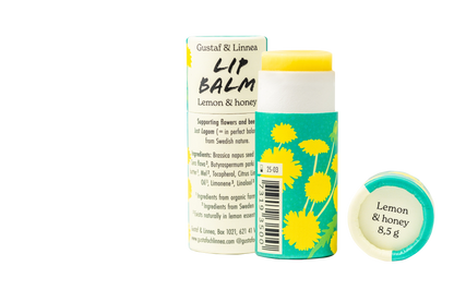 Gustaf och Linnea - Lippenbalsam Zitrone & Honig 8,5g - WERTE FREUNDE