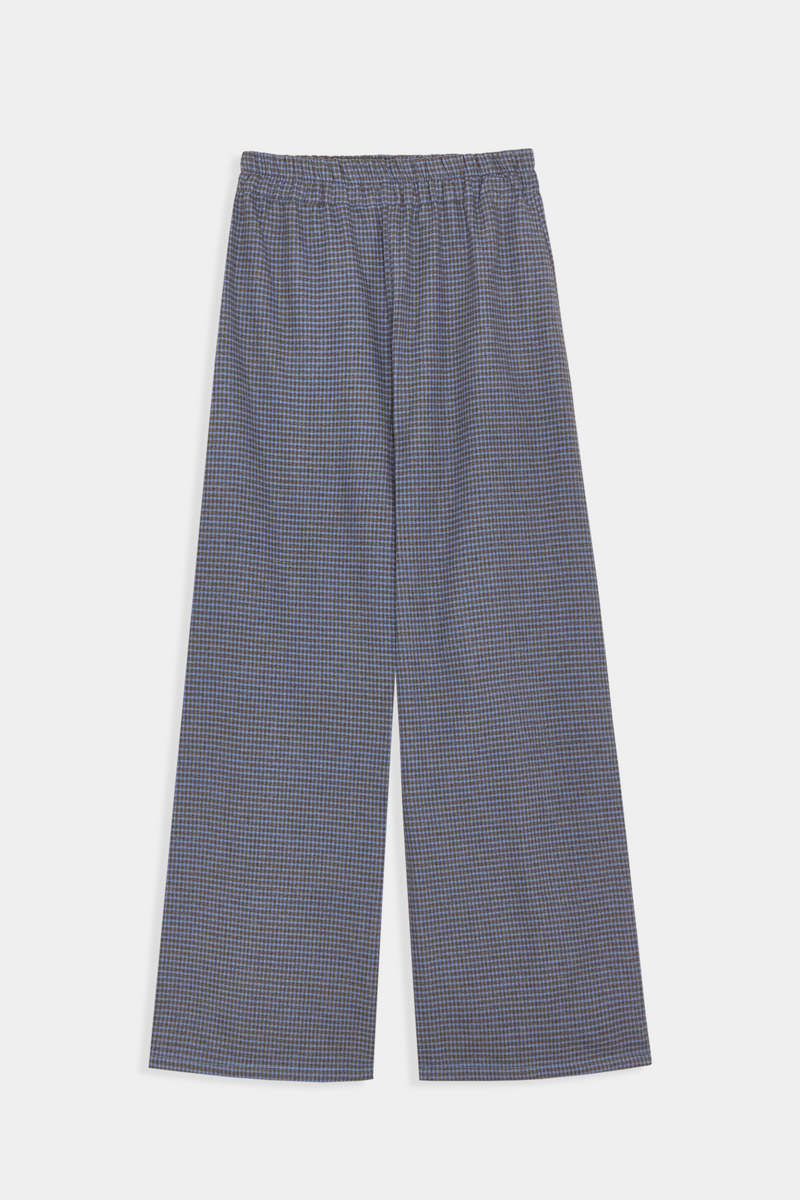 amt. - Hera Pants Grey & Blue Vichy