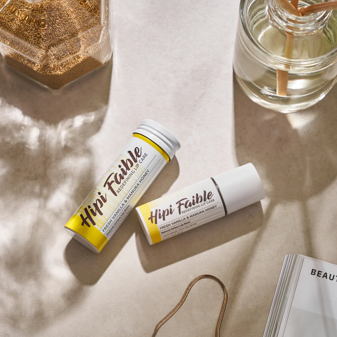 Hipi Faible - FRESH VANILLA & MANUKA HONEY lip balm 6ml - WERTE FREUNDE