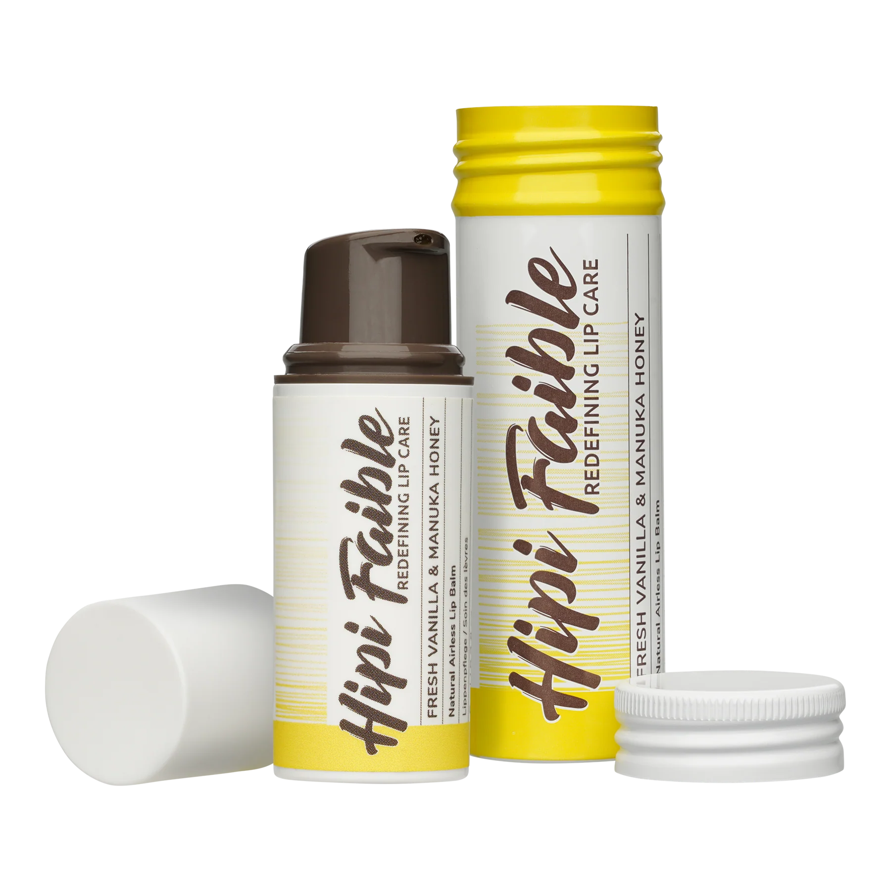 Hipi Faible - FRESH VANILLA & MANUKA HONEY lip balm 6ml - WERTE FREUNDE
