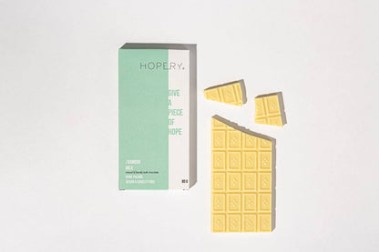 HOPERY - Natural & Friendly Bath Chocolate Bamboo Milk 80 g - WERTE FREUNDE