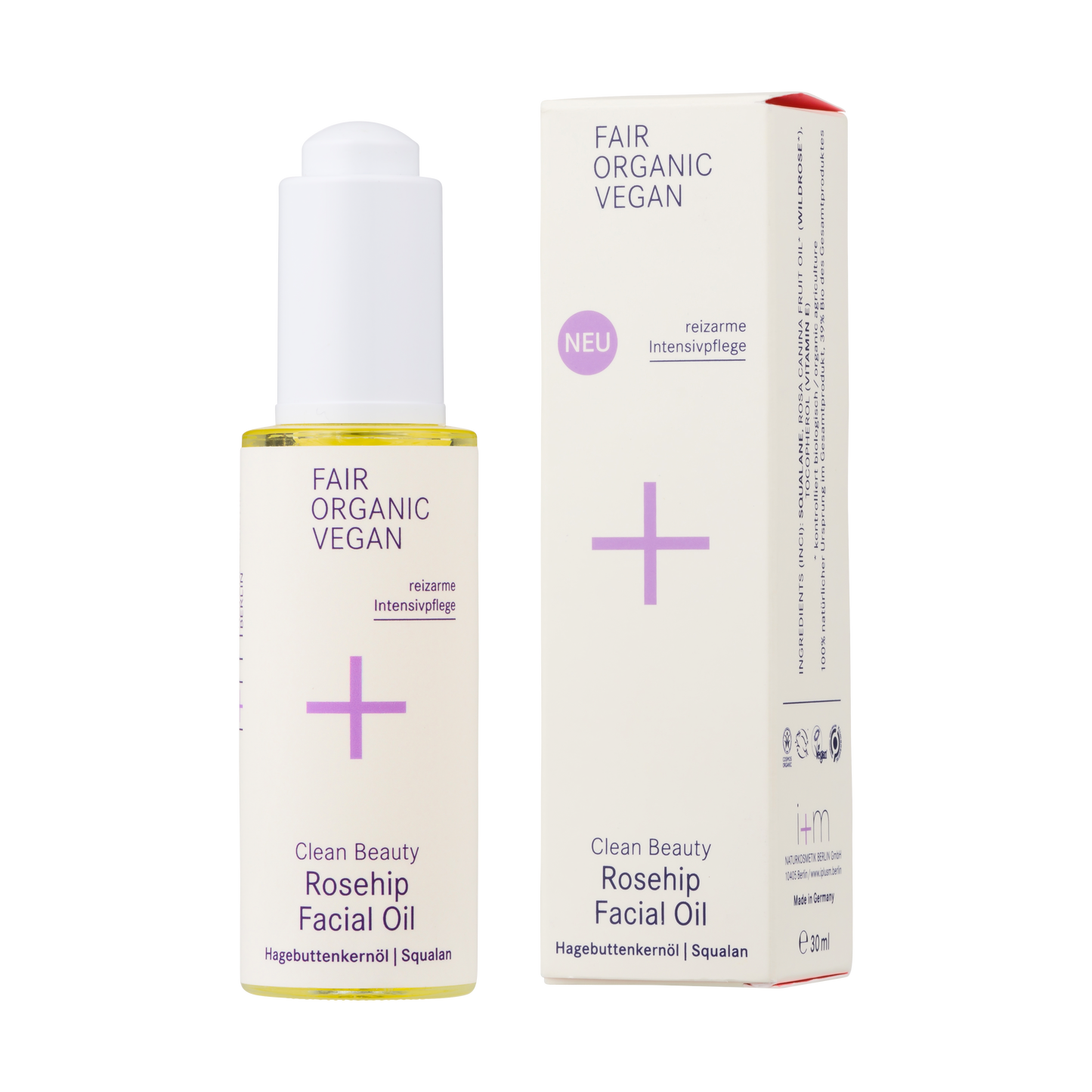 i+m - Clean Beauty Rosehip Facial Oil 30 ml - WERTE FREUNDE