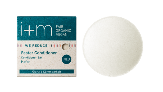 i+m - WE REDUCE! Fester Conditioner Hafer einzeln 50g - WERTE FREUNDE
