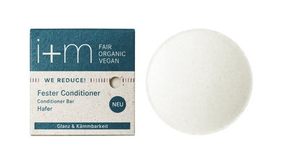 i+m - WE REDUCE! Fester Conditioner Hafer einzeln 50g - WERTE FREUNDE