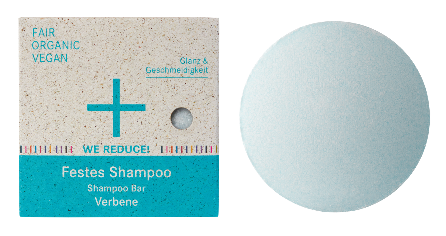 i+m - WE REDUCE! Festes Shampoo Verbene einzeln 50g - WERTE FREUNDE