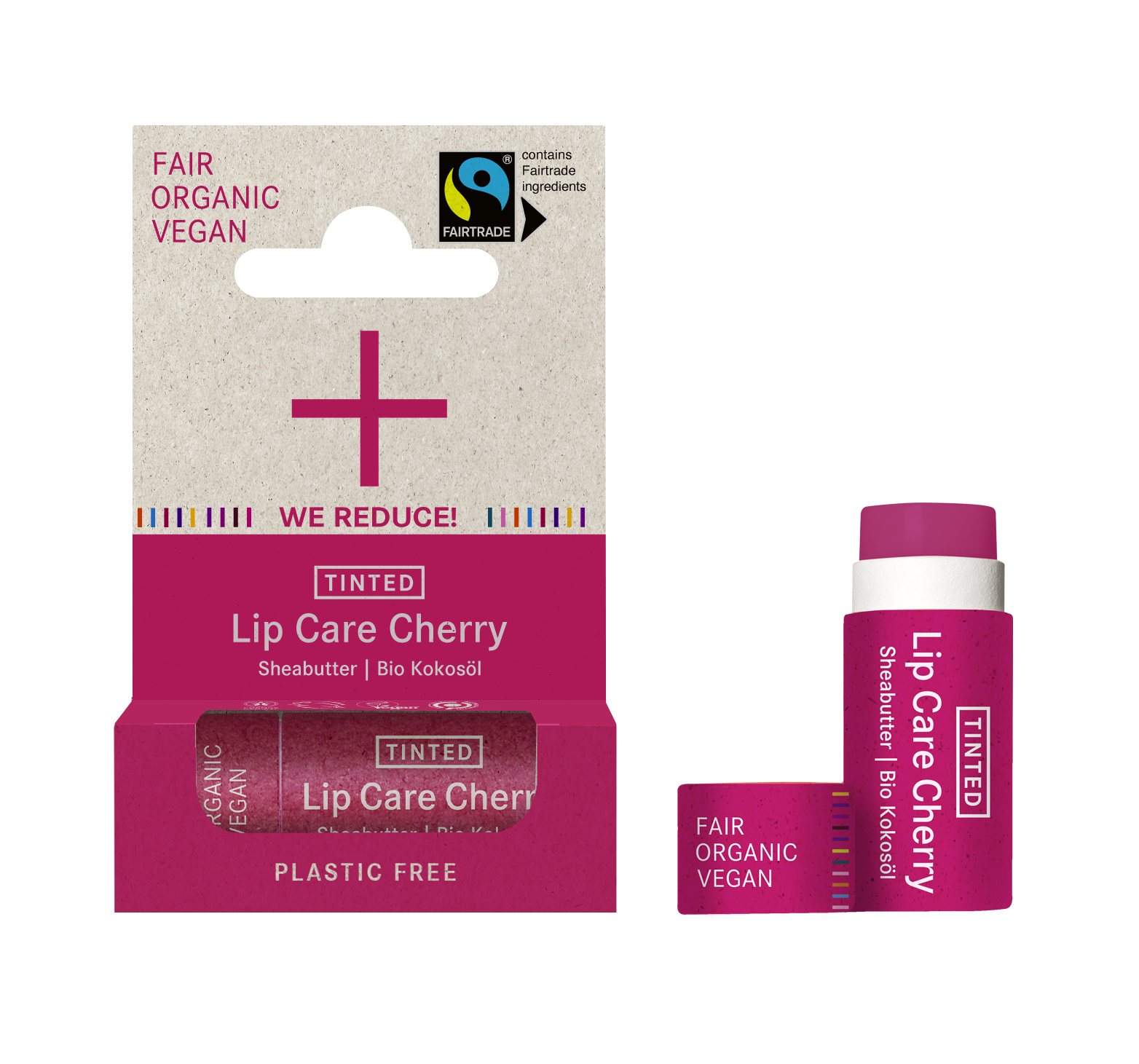 i+m - WE REDUCE! Cherry Lip Care Lippenpflege 5g - WERTE FREUNDE