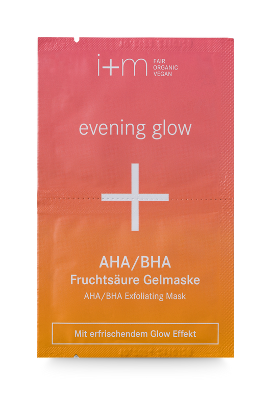 i+m - AHA/BHA Evening Glow Fruchtsäure Gesichtsmaske 2x4ml - WERTE FREUNDE