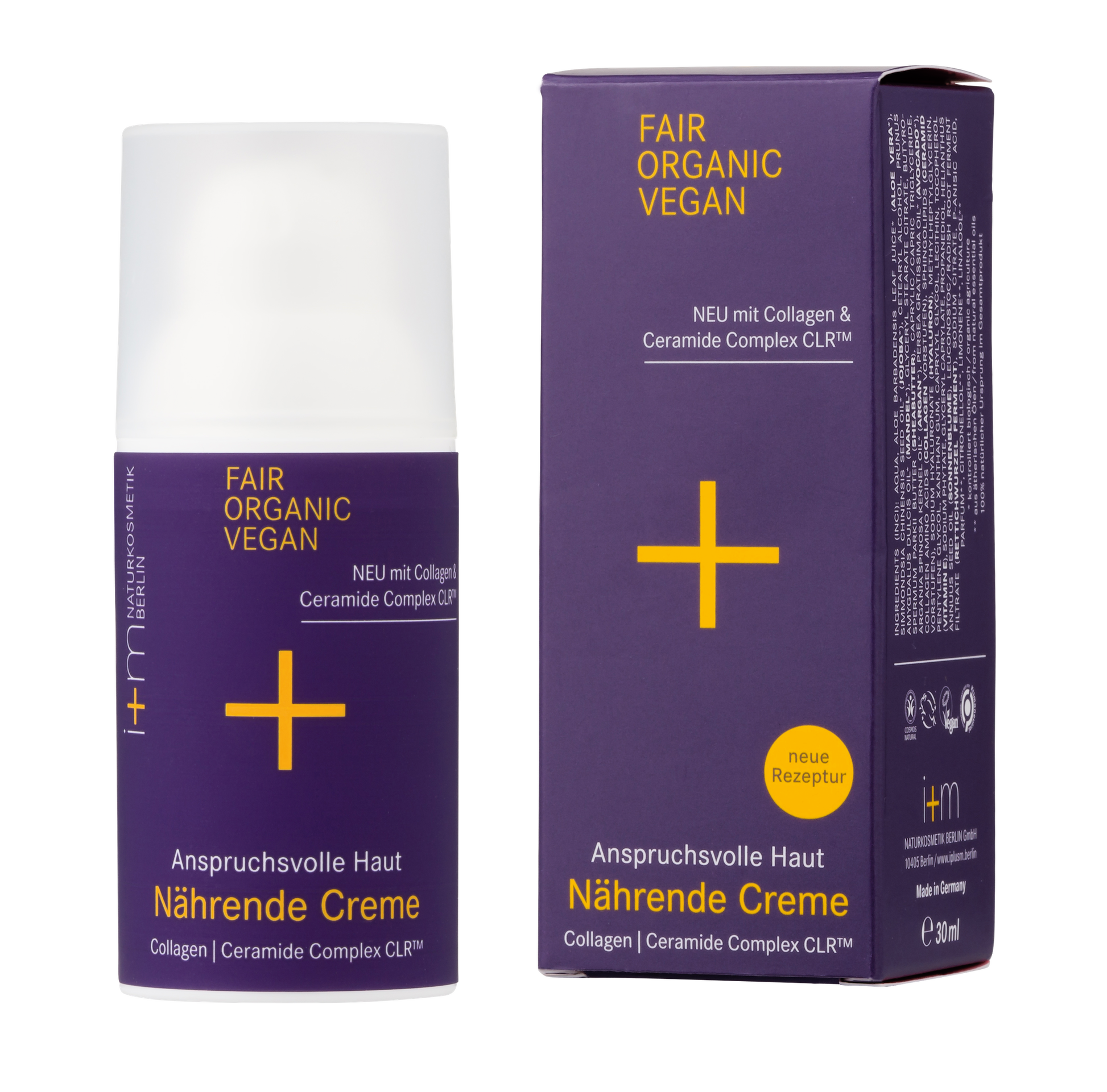 i+m - Age Protect Nährende Creme Avocado Hyaluron - 30 ml - WERTE FREUNDE