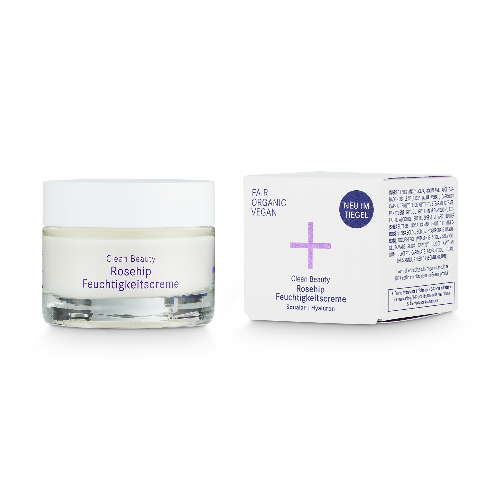 i+m - Clean Beauty Feuchtigkeitscreme Rosehip 30ml - WERTE FREUNDE