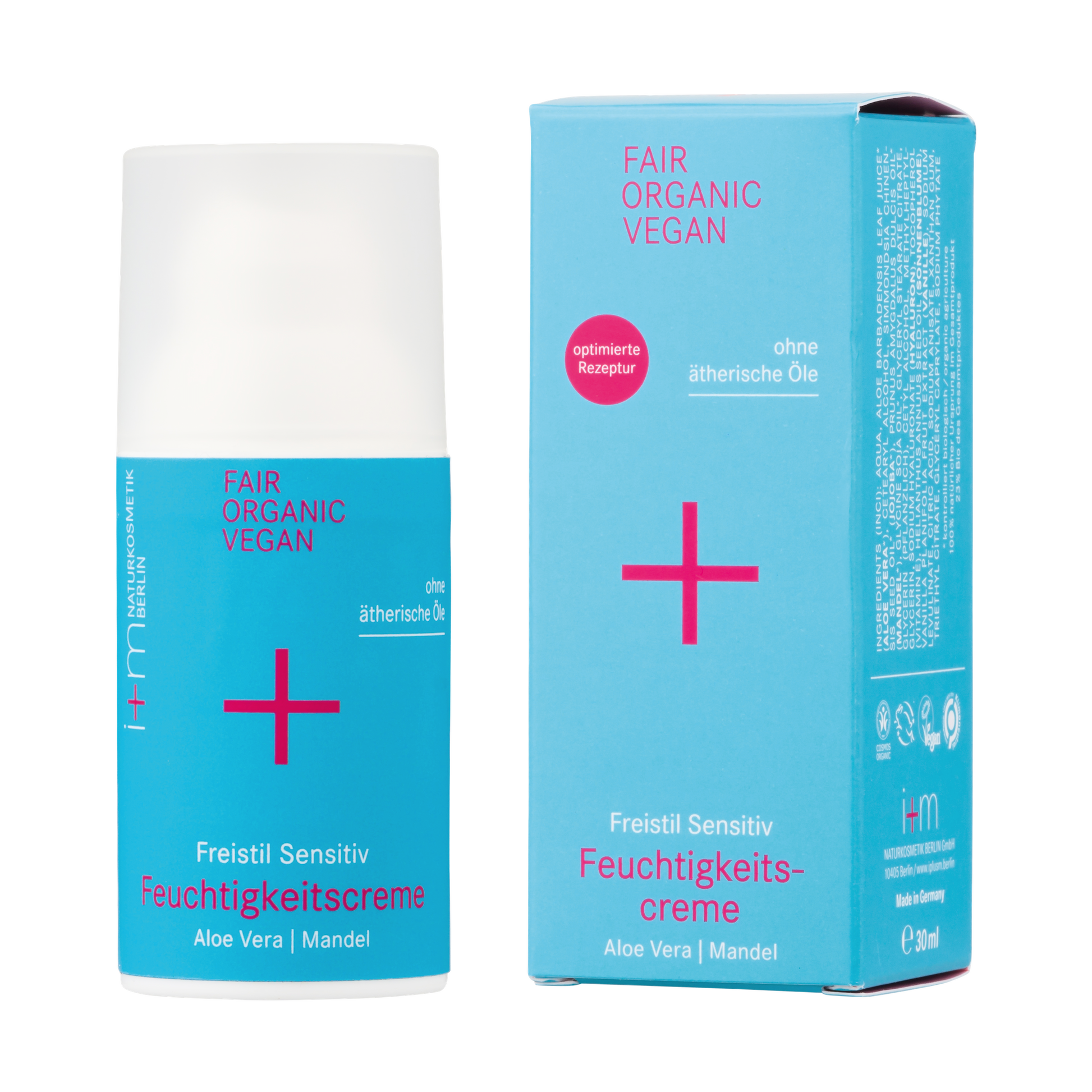 i+m - Freistil Sensitiv Feuchtigkeitscreme parfumfrei - 30 ml - WERTE FREUNDE