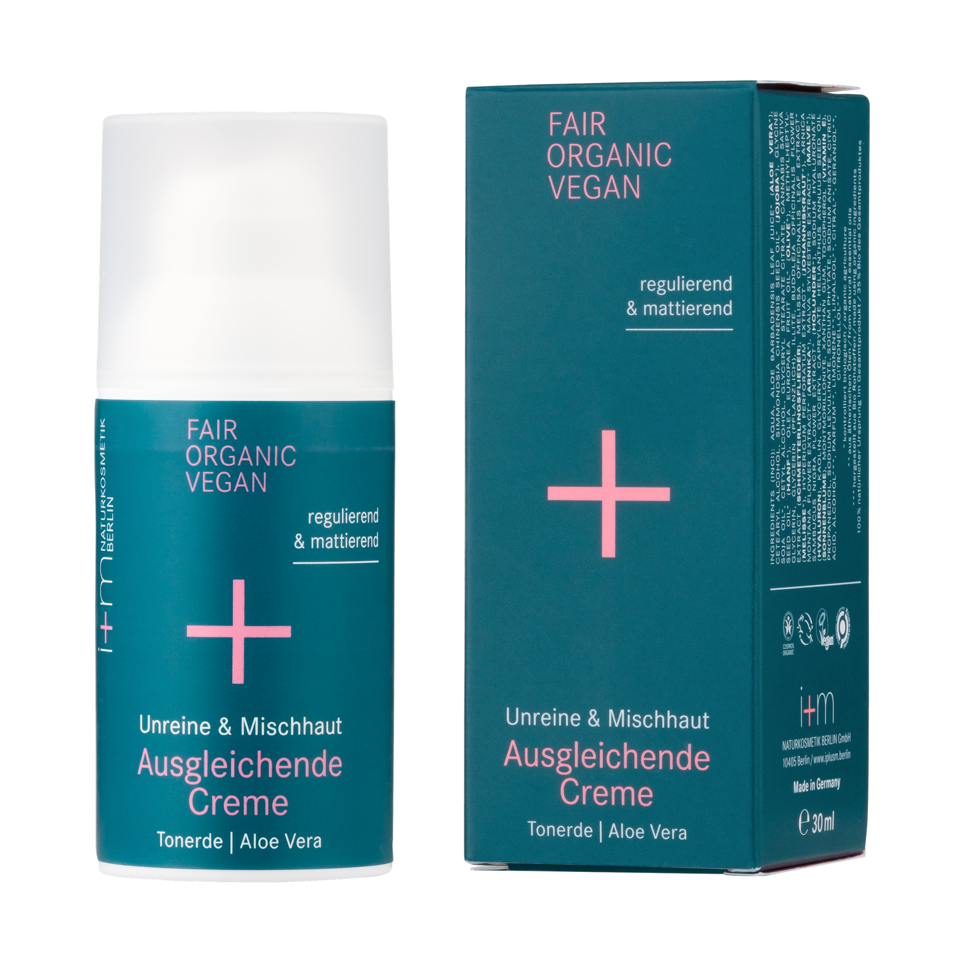 i+m - Phyto Balance Ausgleichende Creme Tonerde Aloe Vera - 30 ml - WERTE FREUNDE