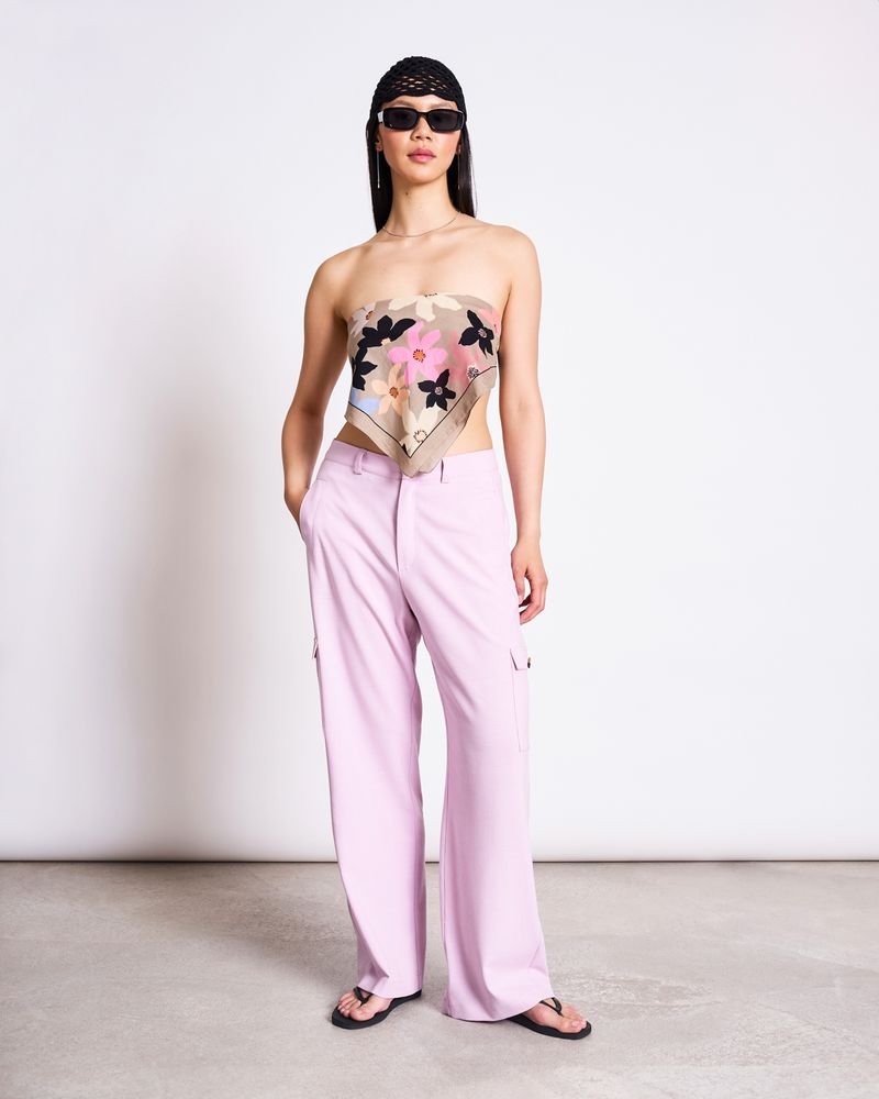 JAN N JUNE - VAD Printed Cotton Scarf wild bloom - WERTE FREUNDE