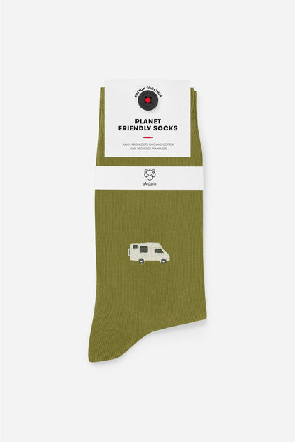 A-dam - Socks Green Camper