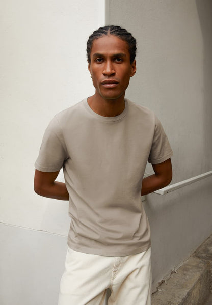 Armedangels - JAAMES Shirts T-Shirt sand stone