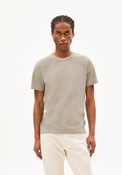 Armedangels - JAAMES Shirts T-Shirt sand stone