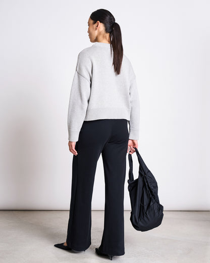 JAN N JUNE - LAREDO Wide Pants black - WERTE FREUNDE