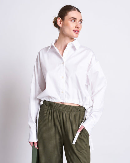 JAN N JUNE - SMILLA Lyocell Rib Pants dark olive - WERTE FREUNDE