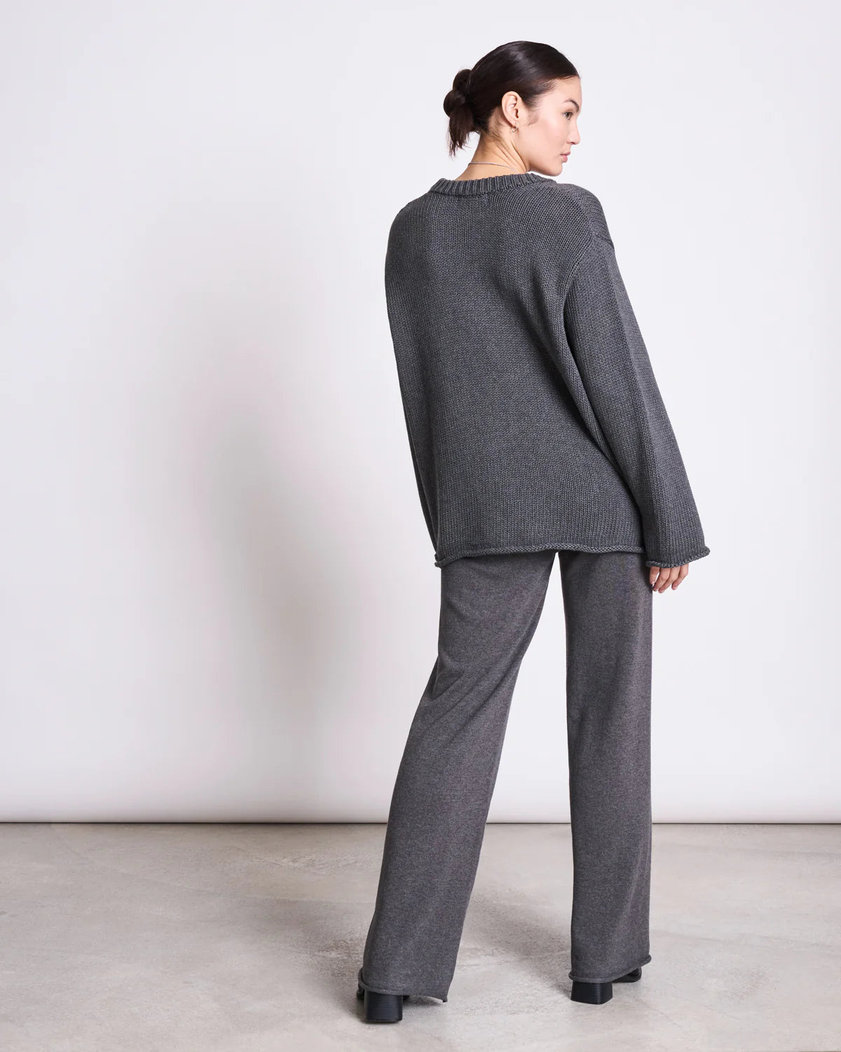 JAN N JUNE - SONA Jumper dark grey - WERTE FREUNDE