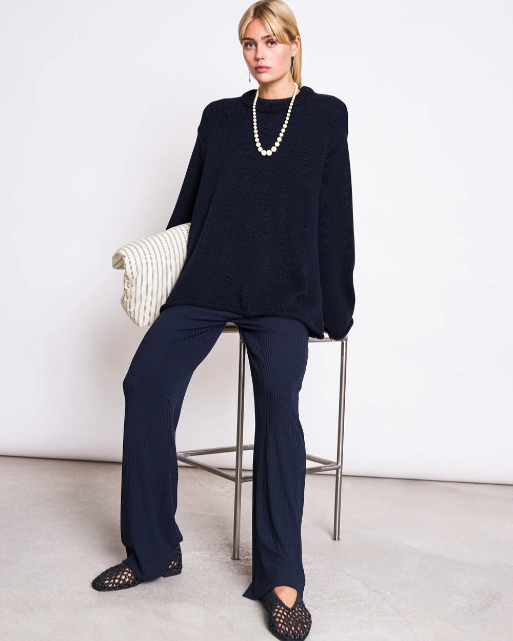 JAN N JUNE - SONA Jumper nightfall - WERTE FREUNDE