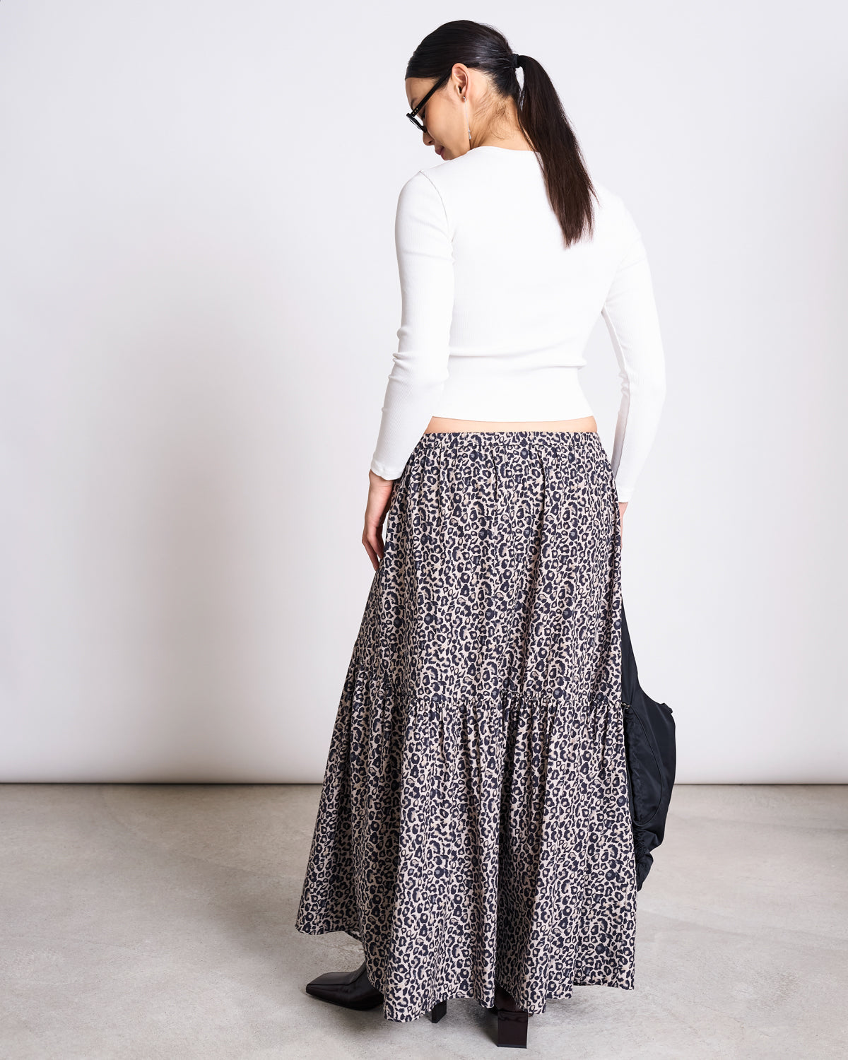 JAN N JUNE - ALCA Maxi Skirt leo print - WERTE FREUNDE
