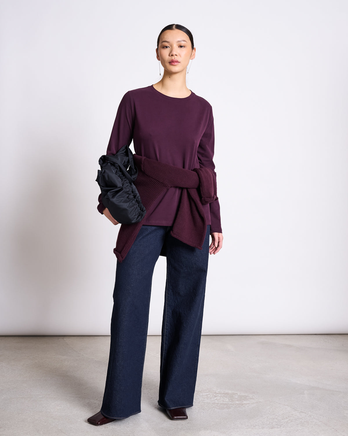 JAN N JUNE - BOY Brushed T-Shirt cherry lacquer - WERTE FREUNDE