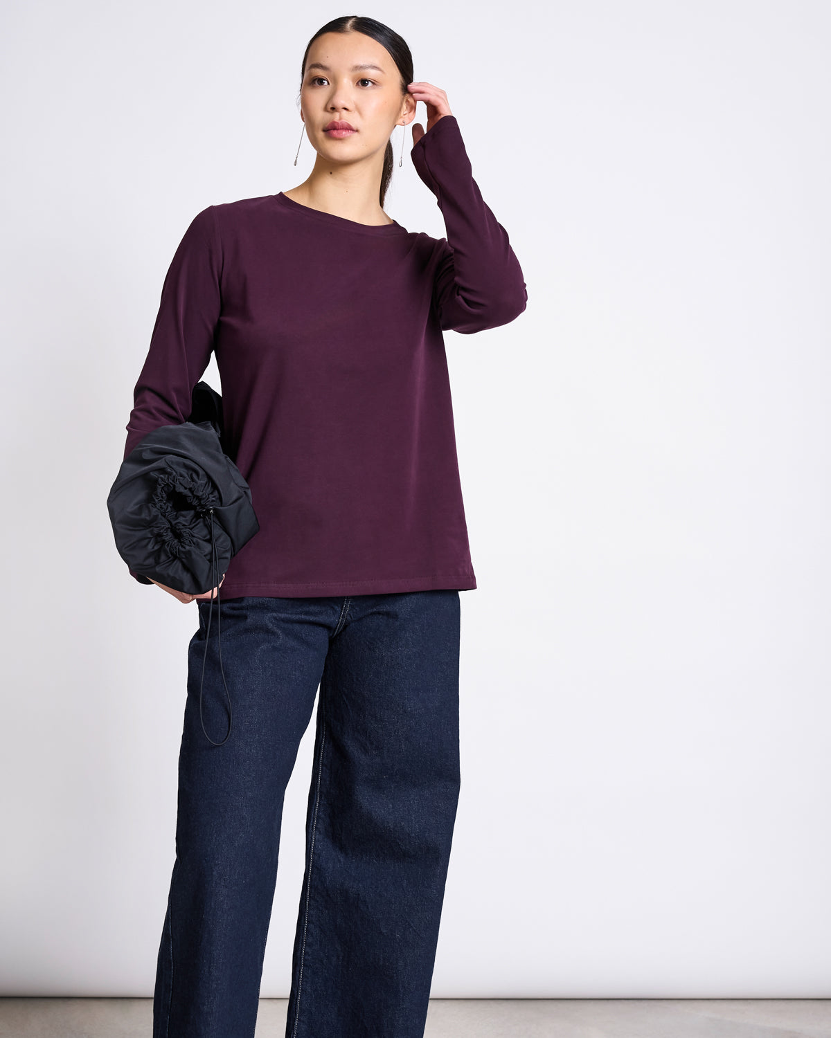 JAN N JUNE - BOY Brushed T-Shirt cherry lacquer - WERTE FREUNDE