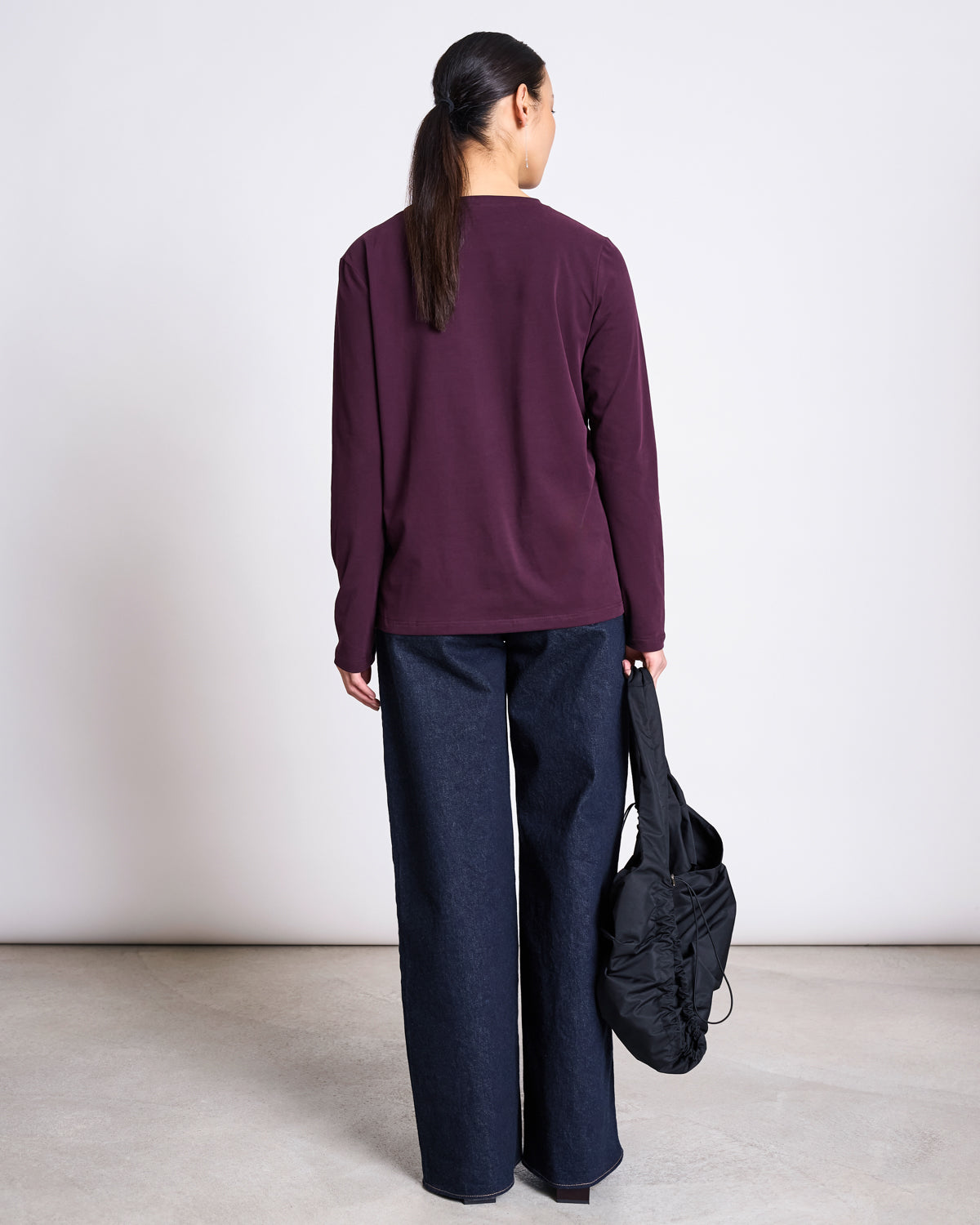 JAN N JUNE - BOY Brushed T-Shirt cherry lacquer - WERTE FREUNDE