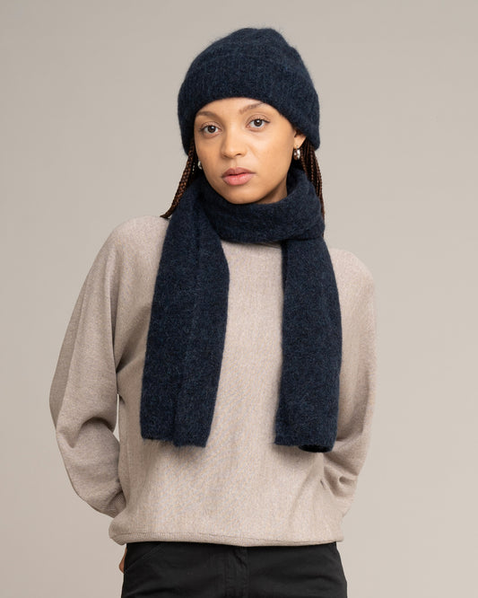 JOHNNYLOVE - VIVIENNE Scarf Baltic Blue - WERTE FREUNDE