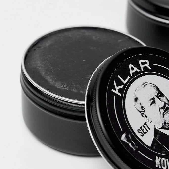 Klar's - Rasierseife Aktivkohle  110g - WERTE FREUNDE