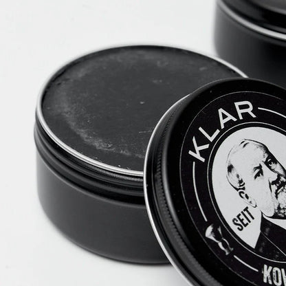 Klar's - Rasierseife Aktivkohle  110g - WERTE FREUNDE