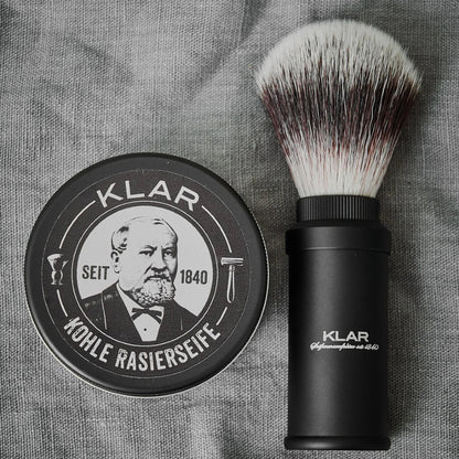 Klar's - Rasierseife Aktivkohle  110g - WERTE FREUNDE