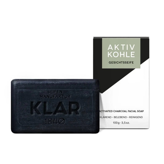 Klar's - Aktivkohleseife  100g - WERTE FREUNDE