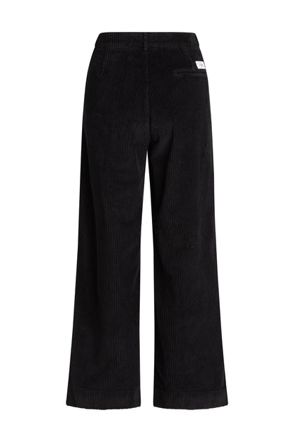 Klitmøller - Lydia jumbo corduroy pants Black - WERTE FREUNDE