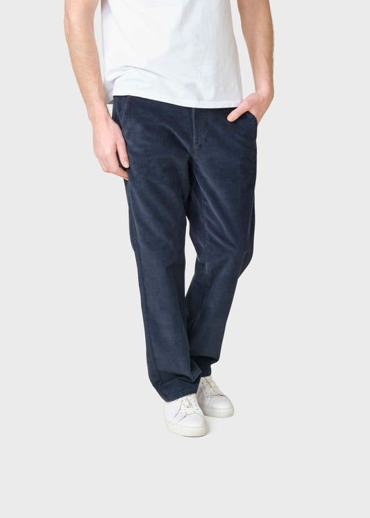 Klitmøller - West cord pants Navy - WERTE FREUNDE