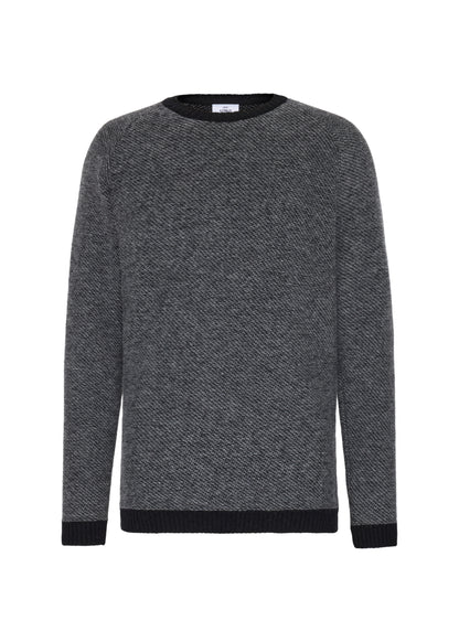 Klitmøller - Arthur knit Black/light grey - WERTE FREUNDE