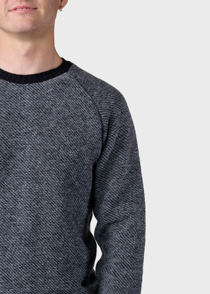 Klitmøller - Arthur knit Black/light grey - WERTE FREUNDE