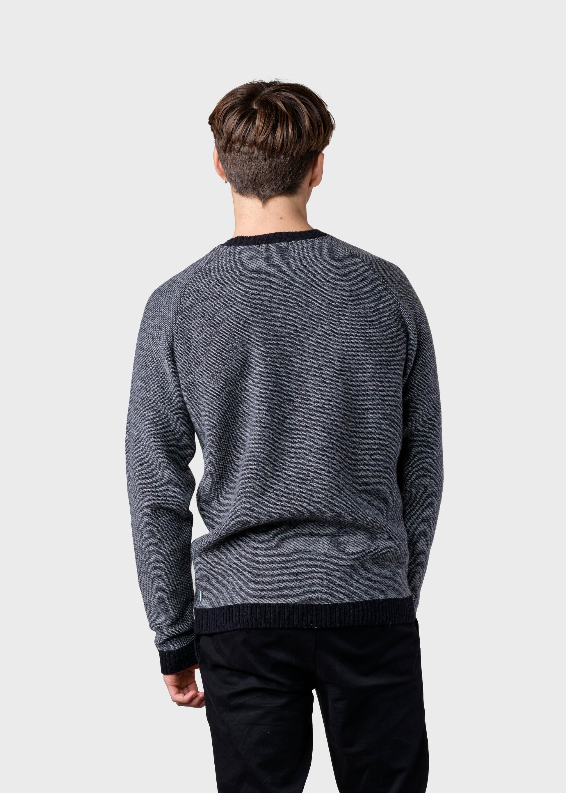 Klitmøller - Arthur knit Black/light grey - WERTE FREUNDE