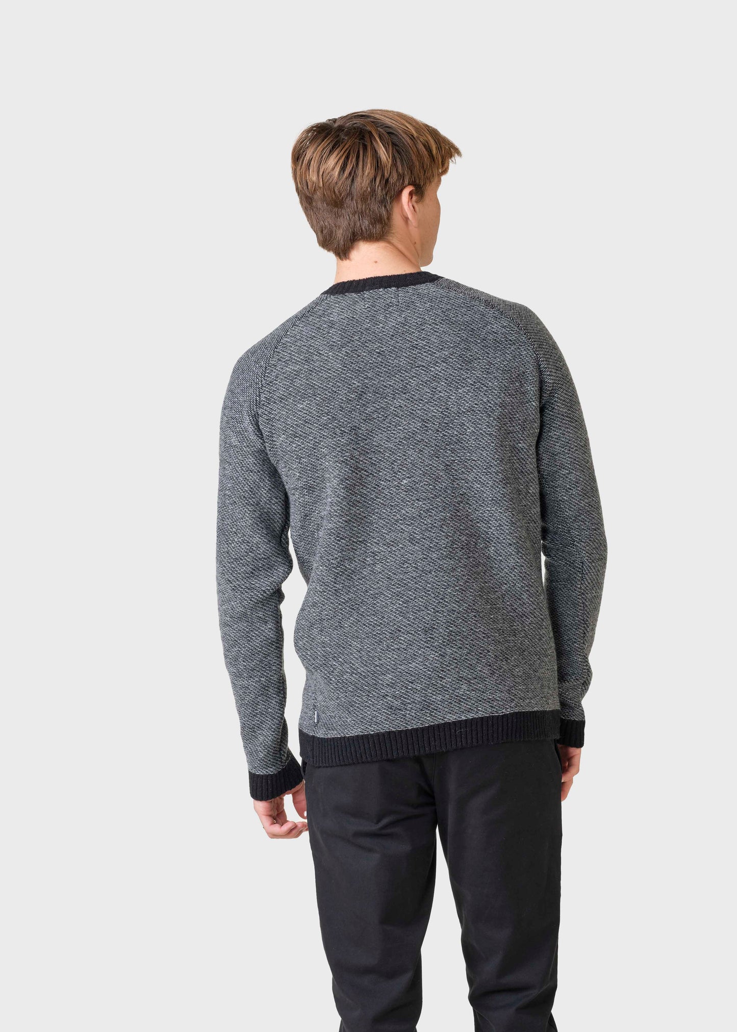 Klitmøller - Arthur knit Black/light grey - WERTE FREUNDE