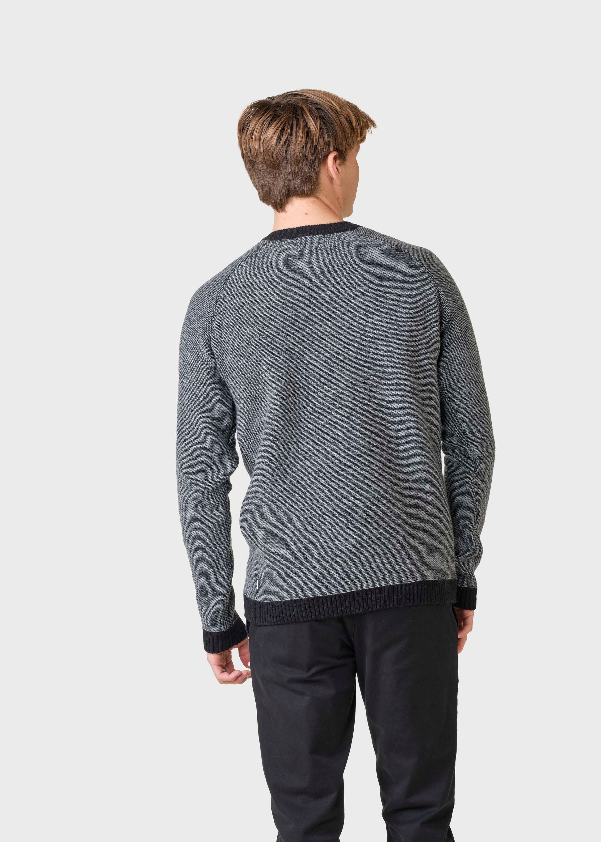 Klitmøller - Arthur knit Black/light grey - WERTE FREUNDE