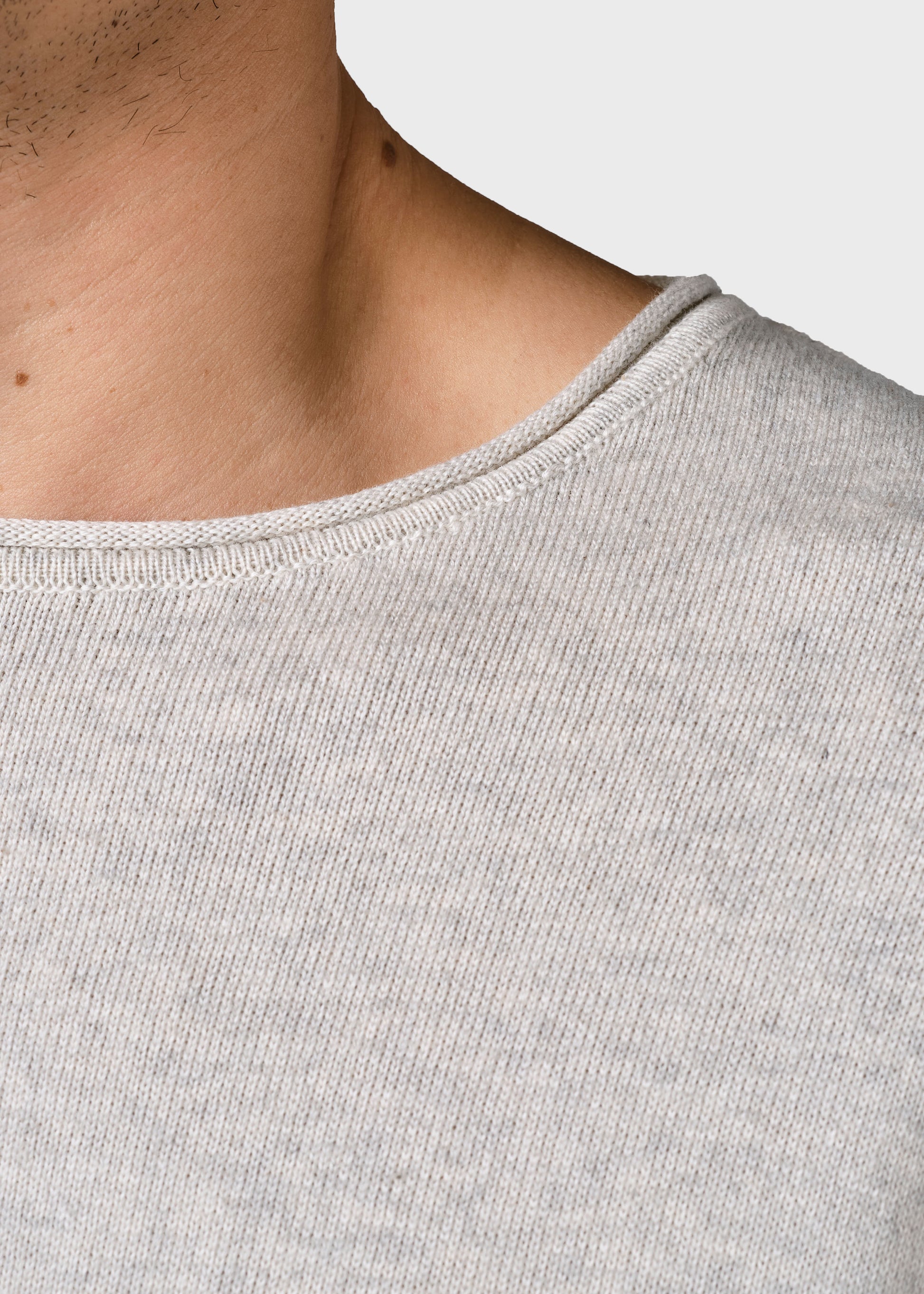 Klitmøller - Noah knit Cream melange - WERTE FREUNDE